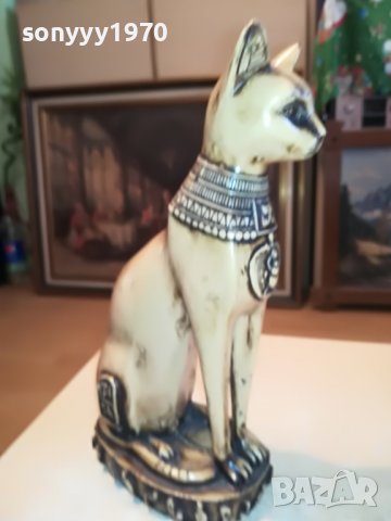 КОТКА СФИНКС ОТ ФРАНЦИЯ 30Х16Х10СМ-2610221539L, снимка 16 - Антикварни и старинни предмети - 38460526