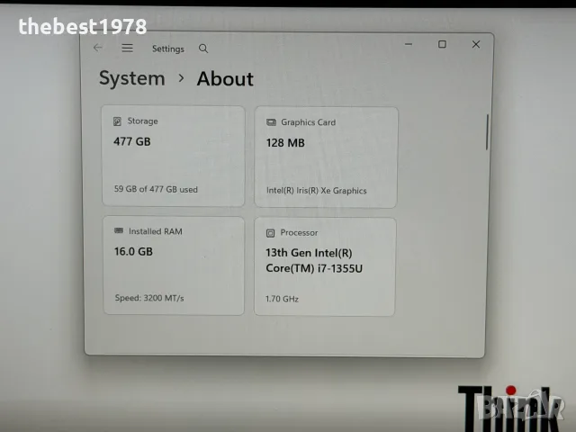 ThinkBook 14s Yoga Gen 3`Core i7-1355U/16GB RAM/512GB SSD/Гаранция/Батерия 98%/Full HD IPS, снимка 8 - Лаптопи за работа - 55961609