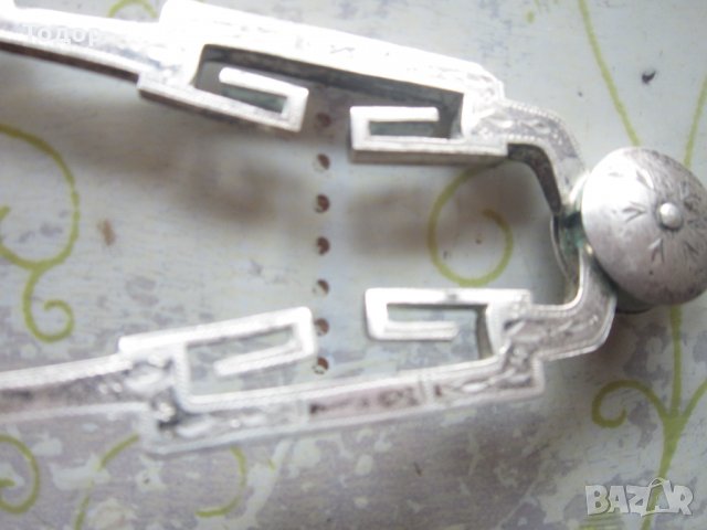 Уникална сребърна щипка за захар лед 19 век, снимка 4 - Колекции - 33938277