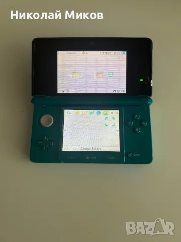 Nintendo 3ds портативна гейминг конзола,Аква синьо, снимка 5 - Nintendo конзоли - 49182490