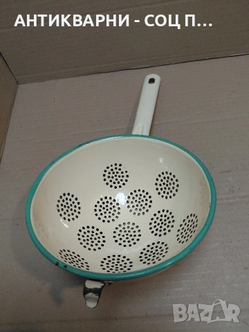 Соц Стар Емалиран Гевгир. НОМЕР 568., снимка 6 - Антикварни и старинни предмети - 54306421