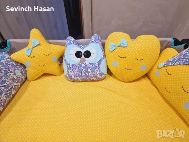 Бебешки обиколник за кошара, снимка 2 - Бебешки легла и матраци - 48018037