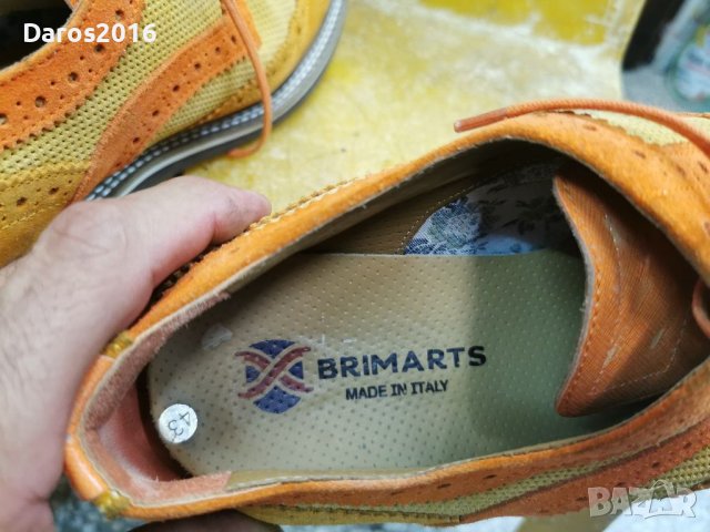 Уникални мъжки обувки Brimarts 43 номер, снимка 9 - Официални обувки - 38053808