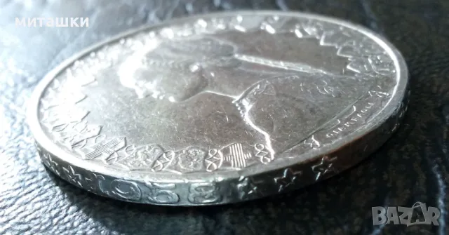 500 лири 1958 година Италия сребро, снимка 3 - Нумизматика и бонистика - 48110704