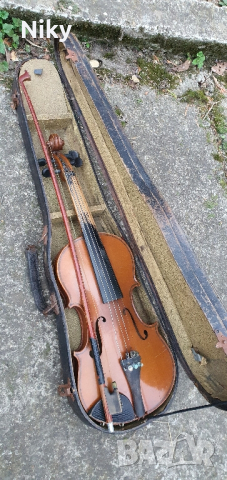 Цигулка Кремона с лък и куфар , снимка 4 - Струнни инструменти - 44640383