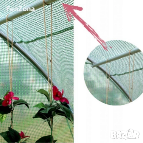 Градиснка оранжерия със стабилна конструкция - перфектен микроклимат за вашите растения - 6 х 3 х 2м, снимка 7 - Оранжерии - 54051544