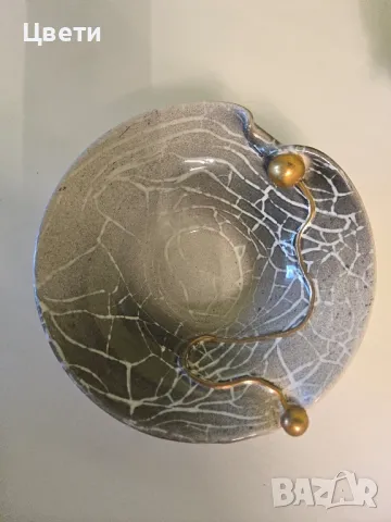 Ново ! Ваза и пепелник керамика , снимка 4 - Вази - 49667271