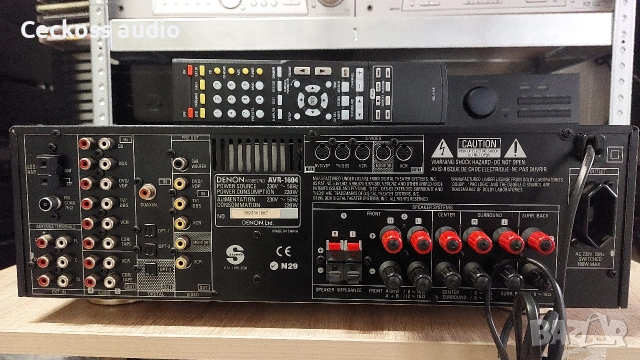 🔥 DENON AVR-1604 – Качествен 6.1 AV ресивър с дистанционно 🔥, снимка 5 - Ресийвъри, усилватели, смесителни пултове - 54106185