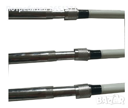 Въдица от фибростъкло Crocodile с резба, подходяща за лодка, кльонк - 2,10 м., снимка 7 - Въдици - 38433717