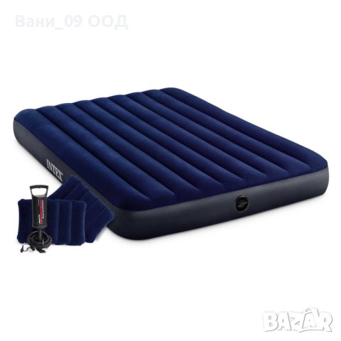 Надуваем матрак с помпа и 2 възглавнички, снимка 3 - Надуваеми легла - 40527690