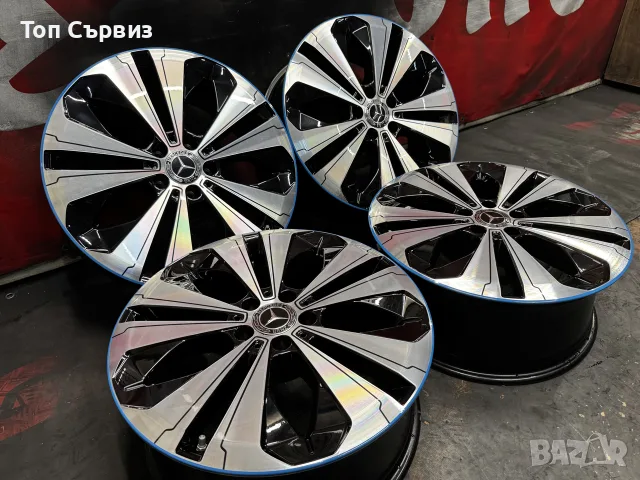 Оригинални алуминиеви джанти за Мерцедес (Mercedes), 19 цола, 5х112, снимка 3 - Гуми и джанти - 56184666