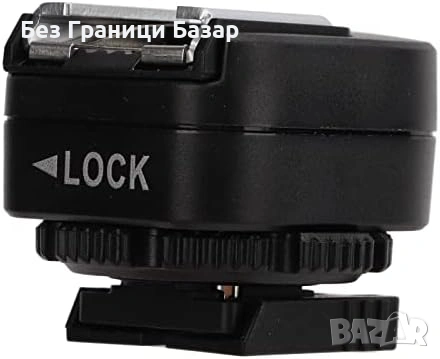 Нов Адаптер за светкавица PC Sync Hot Shoe Sony A6400 A6500 A7 A9 фото част, снимка 6 - Чанти, стативи, аксесоари - 54150648