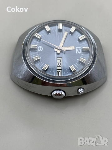 Slava Automatic Asymmetric Case Blue Dial , снимка 3 - Мъжки - 56426762