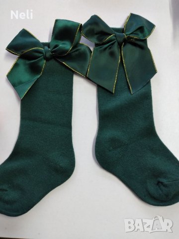  новогодишни чорапи с панделка, снимка 2 - Други - 38633652