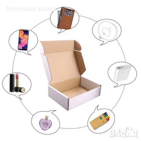 Кутийки за handmade, 180 х 100 х 50 мм., бели, снимка 2 - Други - 51989363