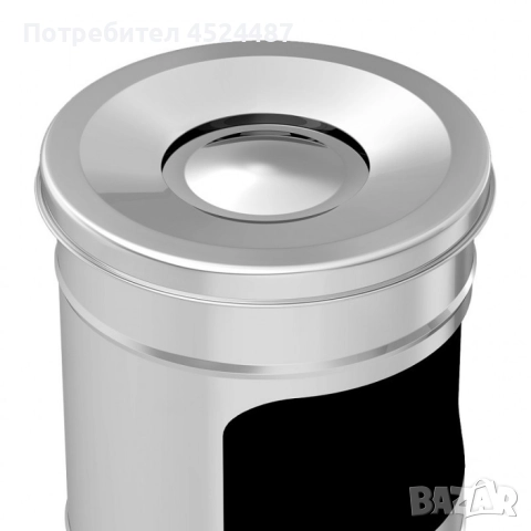 Пепелник колона Vinoks 763400, 22см./26см/28см., инокс, снимка 2 - Други стоки за дома - 52712184