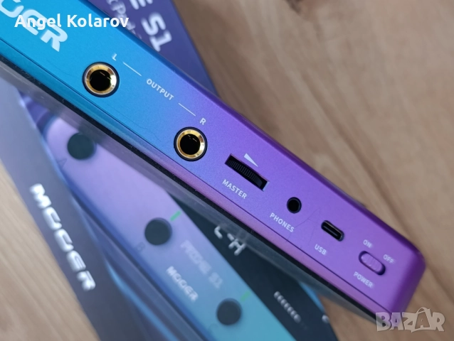 Процесор за електрическа китара  MOOER S1 , снимка 6 - Китари - 52799302