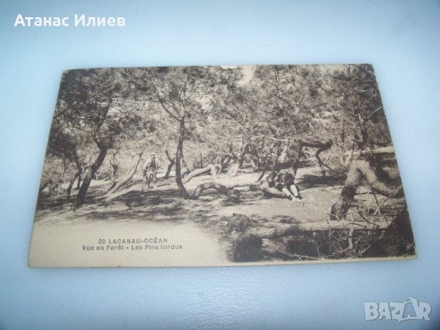 Стара пощенска картичка от Lacanau Франция, снимка 2 - Филателия - 42798300