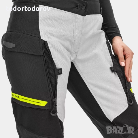Дамски текстилен мото панталон SHIMA DUNE WP White/Fluo, снимка 4 - Аксесоари и консумативи - 51528370
