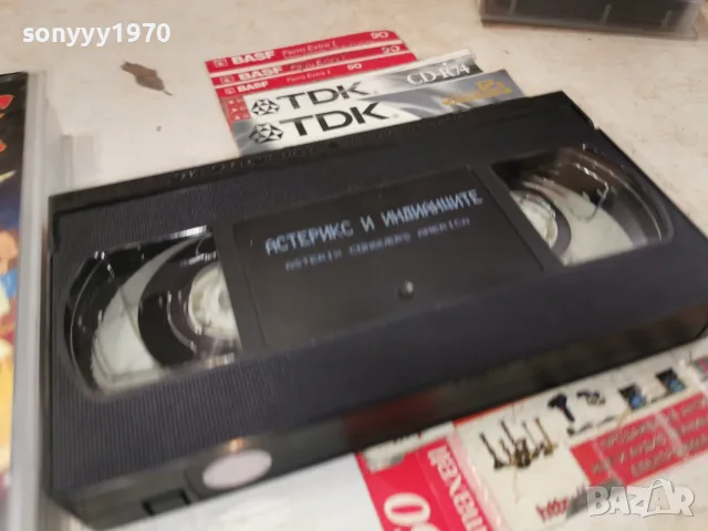 АСТЕРИКС И ИНДИАНЦИТЕ-ORIGINAL VHS TAPE 2409261829L1, снимка 13 - Други жанрове - 56215087