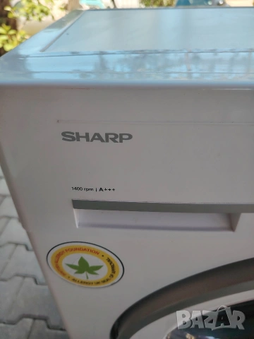 Пералня Sharp 7 кг. 1400 обурота, снимка 2 - Перални - 54345001
