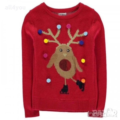 Нови английски коледни дрешки!, снимка 2 - Детски Блузи и туники - 23408522