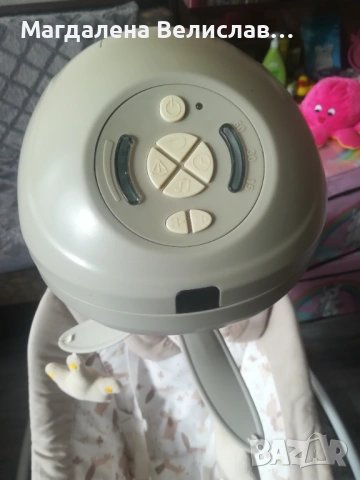 Електрическа люлка cangaroo woodsy, снимка 3 - Детски люлки - 53069007