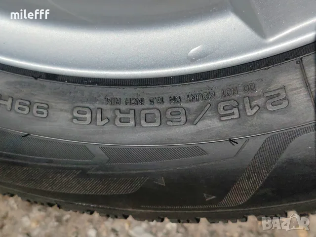 Лети джанти Dezent 5x108 16" с зимни гуми Goodyear dot 3925 215/60/16, снимка 8 - Гуми и джанти - 55988903