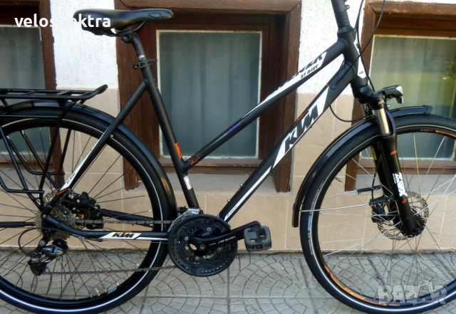 КТМ Авенца ! 27 скорости ! Трапец ! Хидравлики ! Германия !, снимка 12 - Велосипеди - 51658130