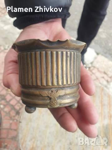 малко канцеларско шале за лентите на пишештата машина от месинг , снимка 7 - Антикварни и старинни предмети - 52165980