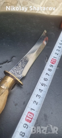 стар ловен нож, снимка 3 - Ножове - 51503677