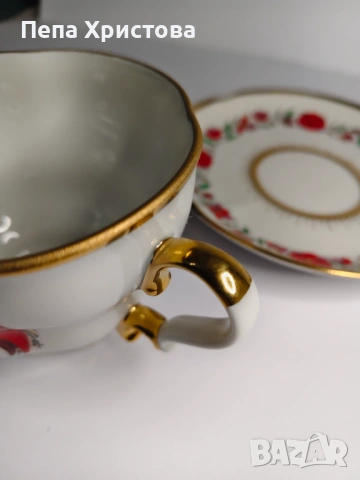 Чаша за чай от руски порцелан ЛФЗ, снимка 8 - Чаши - 54095681