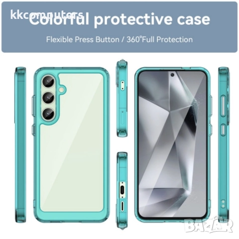 Samsung Galaxy S24 FE 5G Colorful TPU Калъф и Протектор, снимка 4 - Калъфи, кейсове - 52648028