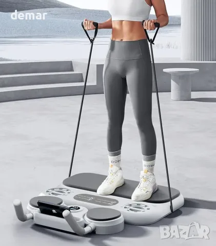 Мултифункционална Pilates дъска 6 в 1 с автоматично връщане, снимка 5 - Фитнес уреди - 55807549