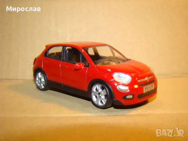 1:43 MONDO MOTORS FIAT 500 X ИГРАЧКА КОЛИЧКА МОДЕЛ, снимка 3 - Колекции - 48158428