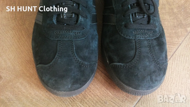 Adidas GAZELE Real Leather Shoes Размер EUR 41 1/3 UK 7 1/2 обувки естествена кожа 125-14-S, снимка 11 - Маратонки - 53039648