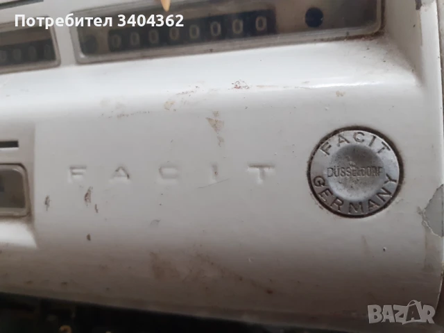 Стара немска сметачна машина Facit, снимка 3 - Антикварни и старинни предмети - 50983848