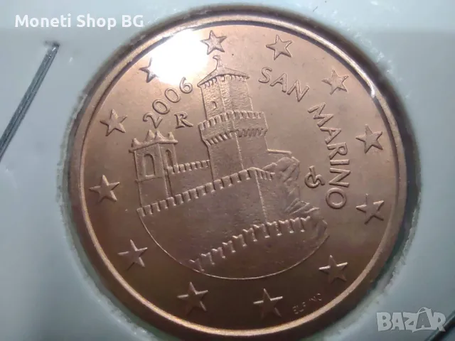 Лот от 3 бр. Евроцентове – Сан Марино -UNC, снимка 2 - Нумизматика и бонистика - 48817350