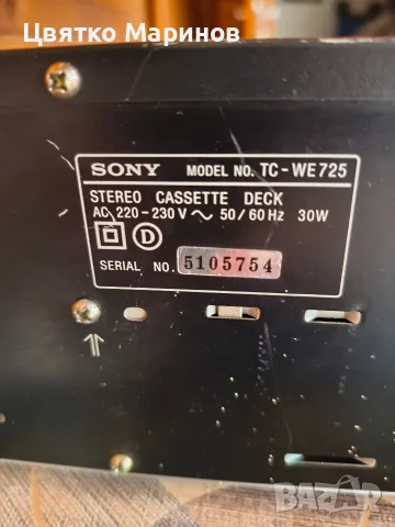 Двукасетен дек SONY tc-we725, снимка 10 - Декове - 56536634