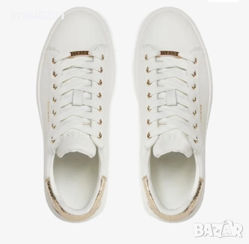 Оригинални кецове на Guess! Естествена кожа, 36 номер , снимка 5 - Маратонки - 52496984