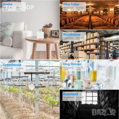 SURLABA XF-930A Bluetooth Термометър Хигрометър, снимка 3 - Други - 48508000