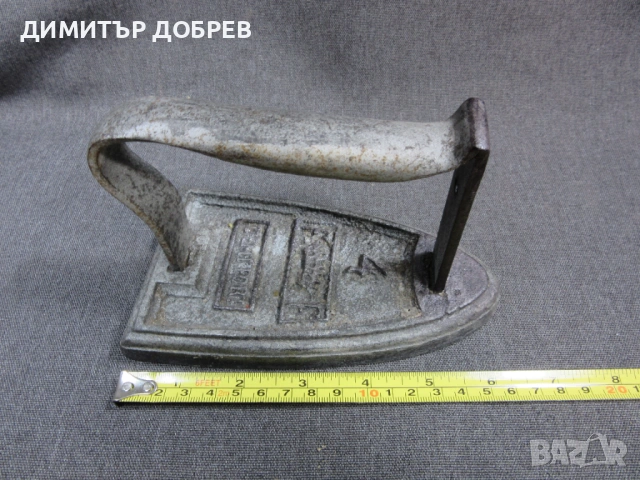 СТАРА РЕТРО АНТИКВАРНА ЧУГУНЕНА ЮТИЯ COMFORT NO 4 , снимка 7 - Антикварни и старинни предмети - 54158798