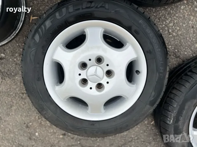 5х112 15 Джанти Mercedes C Class W203 Мерцедес Ц класа 5x112 ET 37 J 6.5 Централен отвор 66.6 Оригин, снимка 3 - Аксесоари и консумативи - 50372275