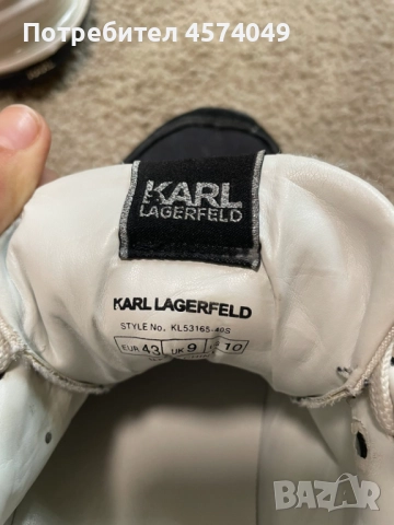 Оригинални кецове Karl Lagerfeld, снимка 4 - Кецове - 51762561