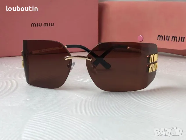 Miu 2025 дамски слънчеви очила 2 цвята, снимка 9 - Слънчеви и диоптрични очила - 49702246