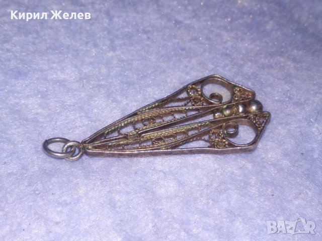 19 Век СРЕБЪРНА ВИСУЛКА РЕТРО МЕДАЛЬОН ФИЛИГРАННО СРЕБРО ВИСОКА ПРОБА РЪЧНА МАЙСТОРСКА РАБОТА 18105, снимка 8 - Антикварни и старинни предмети - 39378828