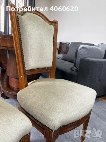 Масивни барокови столове , снимка 5 - Столове - 54078875