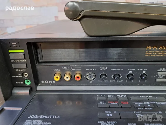 Видеорекордер Sony SLV-815 VP, снимка 3 - Плейъри, домашно кино, прожектори - 55899310