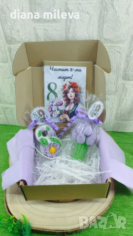 Подаръчен комплект за 8 ми Март!!!, снимка 5 - Декорация за дома - 49201452
