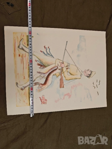 отпечатък авджия , горски , ловец .., снимка 3 - Други ценни предмети - 52136752